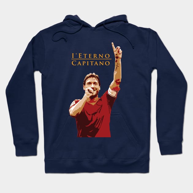 Francesco Totti Illustration Hoodie by HenDesignStudio